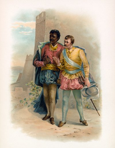 Othello und Iago von English School